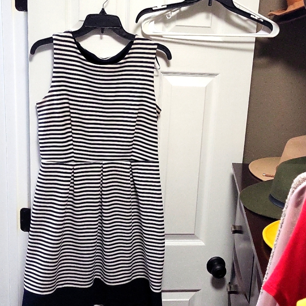 Women's A-Line striped dress